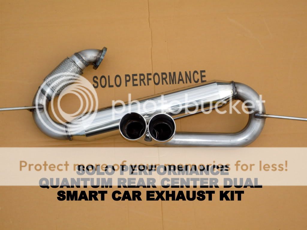 SOLO Performance SMART CAR CENTER EXIT EXHAUST KITS Smart Car Forums